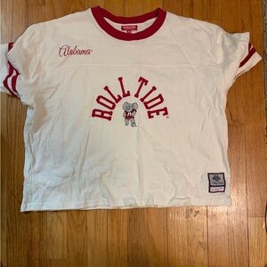 Mitchell & Ness White and Crimson 'Roll Tide' Kids Tee